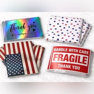 40pc Shipping Supply Bundle | Poly Mailers, Tissue, Mesh Bags & Thank You Cards